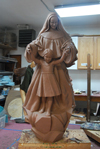 religious bronze sculpture